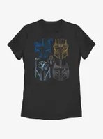 Star Wars The Mandalorian This Is Way Helmet Lineup Womens T-Shirt