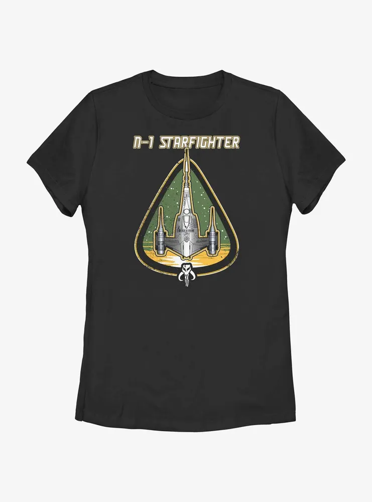 Star Wars The Mandalorian N-1 Starfighter Mod Womens T-Shirt