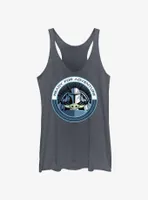 Star Wars The Mandalorian Grogu & Mando Ready For Adventure Badge Womens Tank Top