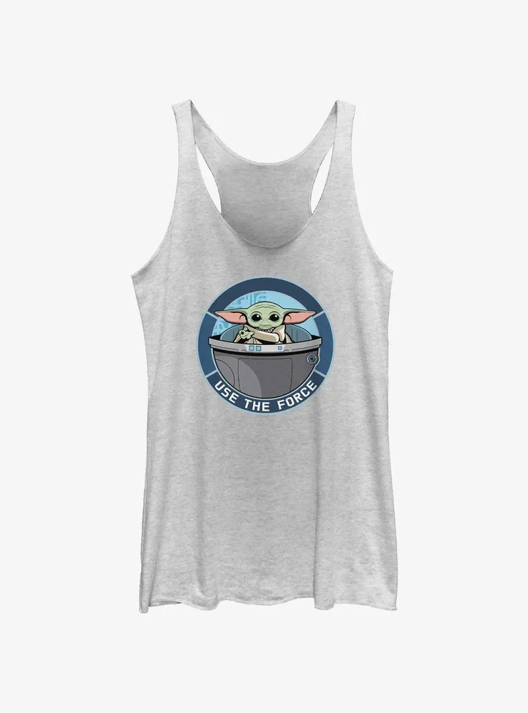 Star Wars The Mandalorian Grogu Use Force Womens Tank Top