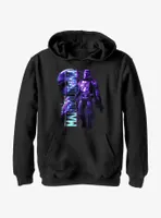 Star Wars The Mandalorian Mando Glitch Youth Hoodie