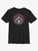 Star Wars The Mandalorian Hyperspace Flight Academy Badge Youth T-Shirt