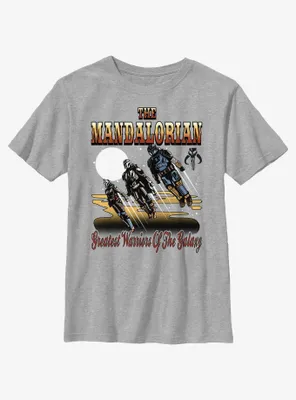 Star Wars the Mandalorian Greatest Warriors of Galaxy Youth T-Shirt