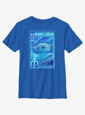 Star Wars The Mandalorian Grogu Poster Youth T-Shirt