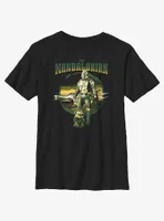 Star Wars The Mandalorian Grogu & Mando Together Again Youth T-Shirt