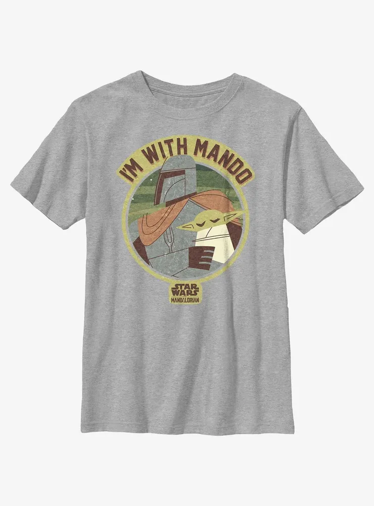 Star Wars The Mandalorian I'm With Mando Youth T-Shirt