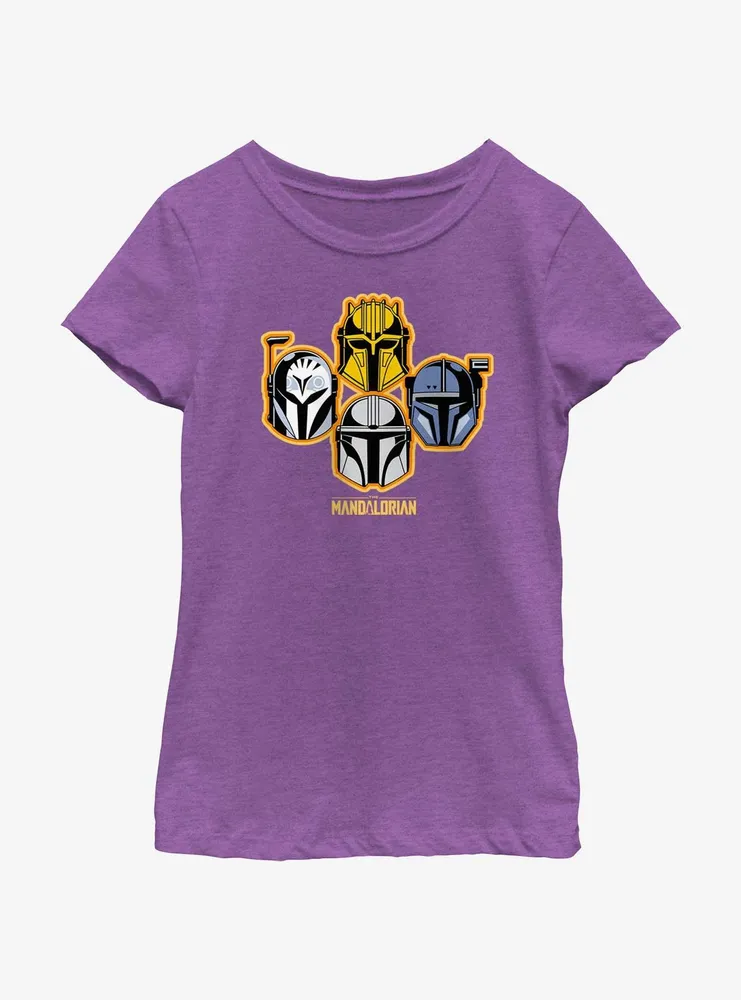 Star Wars The Mandalorian Don't Remove Helmet Youth Girls T-Shirt