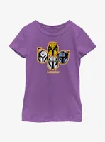 Star Wars The Mandalorian Don't Remove Helmet Youth Girls T-Shirt