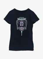 Star Wars The Mandalorian Fierce Warrior Badge Youth Girls T-Shirt