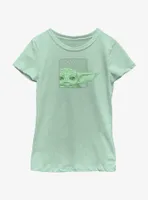 Star Wars The Mandalorian Grogu Happy Ears Youth Girls T-Shirt