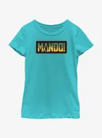 Star Wars The Mandalorian Mando Badge Youth Girls T-Shirt