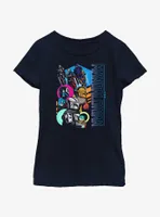 Star Wars The Mandalorian Fearsome Warriors Portrait Youth Girls T-Shirt