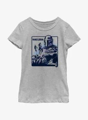 Star Wars The Mandalorian Galaxy's Warriors Poster Youth Girls T-Shirt