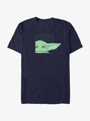Star Wars The Mandalorian Grogu Happy Ears T-Shirt