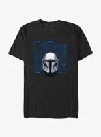 Star Wars The Mandalorian Helmet Schematic T-Shirt