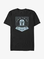 Star Wars The Mandalorian This Is Way Line Art T-Shirt