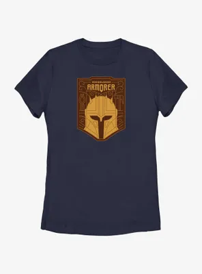 Star Wars The Mandalorian Armorer Crest Womens T-Shirt