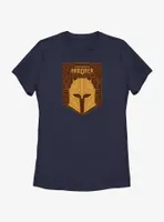 Star Wars The Mandalorian Armorer Crest Womens T-Shirt