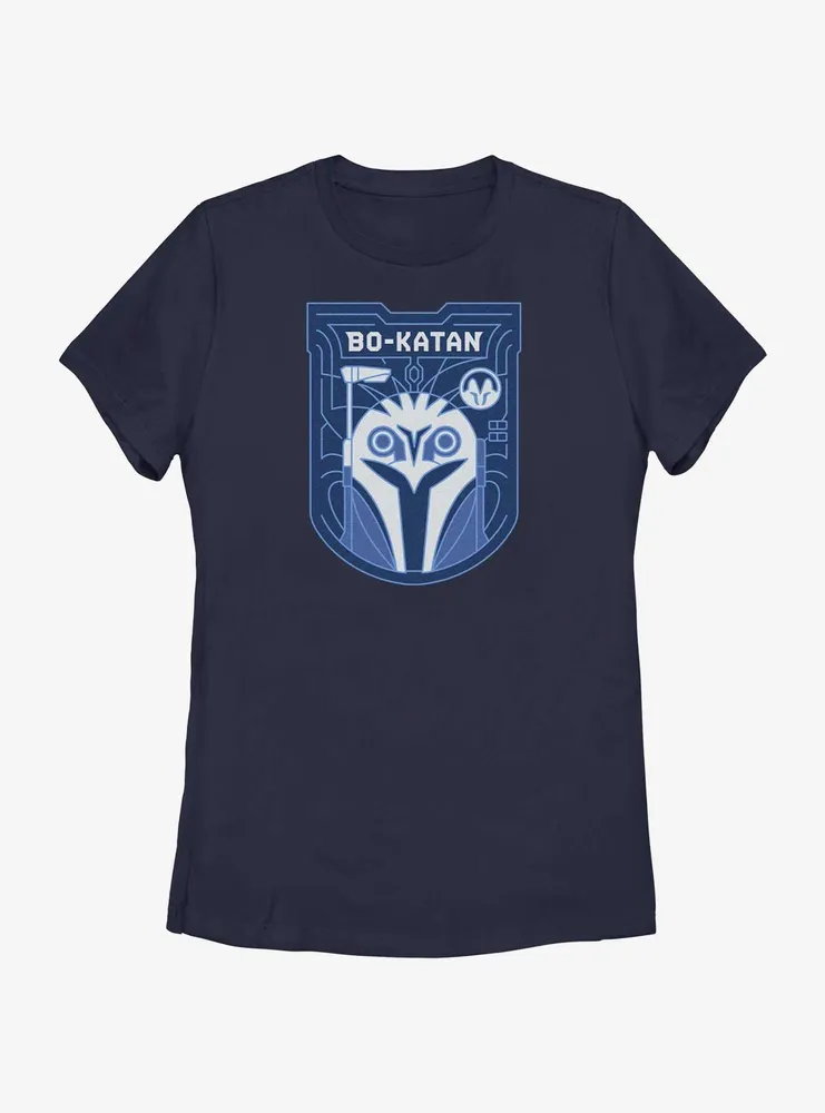 Star Wars The Mandalorian Bo-Katan Crest Womens T-Shirt