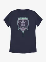 Star Wars The Mandalorian Fierce Warrior Badge Womens T-Shirt