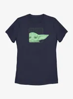 Star Wars The Mandalorian Grogu Happy Ears Womens T-Shirt