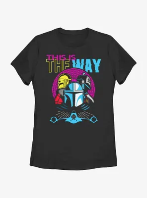 Star Wars The Mandalorian Hyper Sunset This Is Way Womens T-Shirt