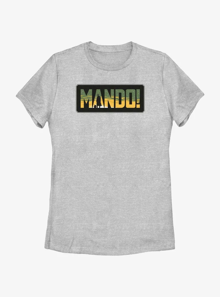 Star Wars The Mandalorian Mando Badge Womens T-Shirt