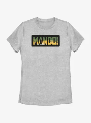 Star Wars The Mandalorian Mando Badge Womens T-Shirt