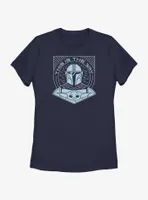 Star Wars The Mandalorian This Is Way Line Art Womens T-Shirt