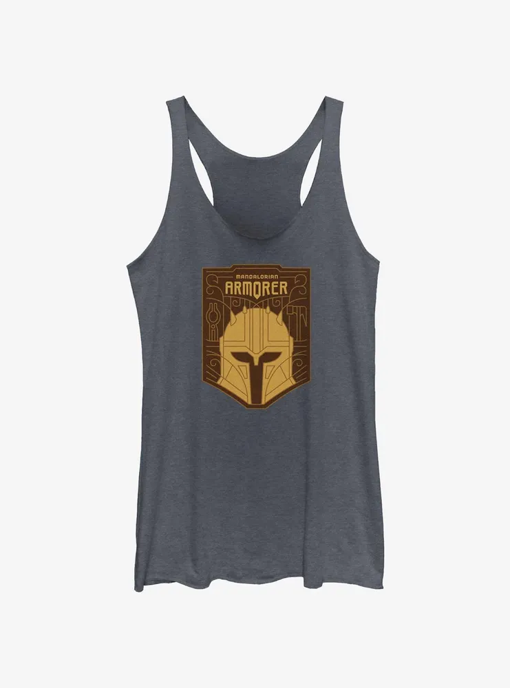 Star Wars The Mandalorian Armorer Crest Womens Tank Top