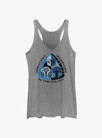 Star Wars The Mandalorian Greatest Warriors Galaxy Womens Tank Top