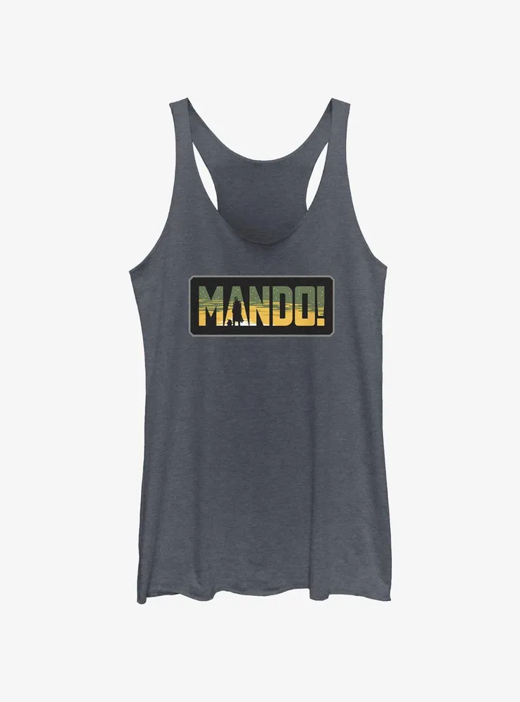 Star Wars The Mandalorian Mando Badge Womens Tank Top