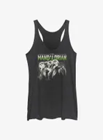 Star Wars The Mandalorian Grunge Mandalorians Lineup Womens Tank Top