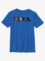 Star Wars The Mandalorian Helmet Heads Armorer, Mando, Paz Vizsla & Bo-Katan Youth T-Shirt