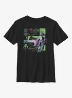 Star Wars The Mandalorian N-1 Starfighter Schematics Youth T-Shirt