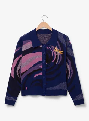 Coraline Dragonfly Collared Women's Plus Cardigan - BoxLunch Exclusive