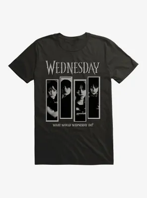 Wednesday What Would Do? Panels T-Shirt