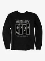 Wednesday What Would Do? Panels Sweatshirt