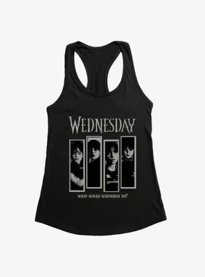 Wednesday What Would Do? Panels Womens Tank Top