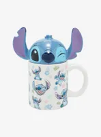 Disney Lilo & Stitch Figural Stitch Mug with Lid