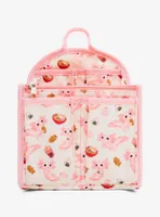 Axolotl & Snacks Allover Print Backpack Organizer - BoxLunch Exclusive