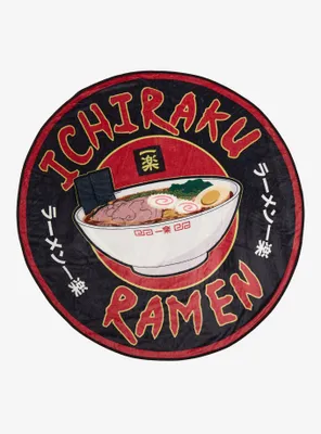 Naruto Shippuden Ichiraku Ramen Logo Round Throw