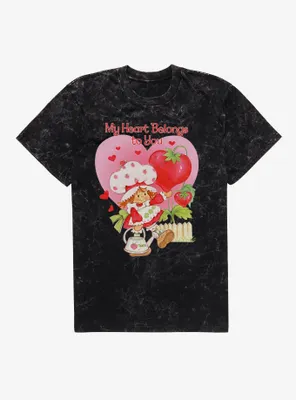 Strawberry Shortcake My Heart  Mineral Wash T-Shirt