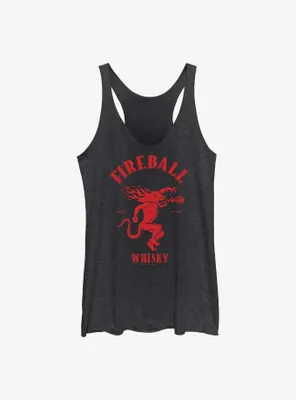 Fireball Whisky Red Dragon Logo Womens Tank Top