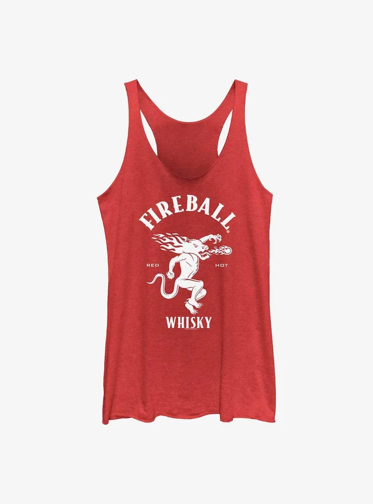 Fireball Whisky Red Dragon Logo Womens Tank Top