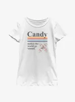 Tootsie Roll Candy World Youth Girls T-Shirt