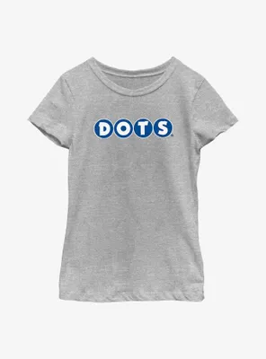 Tootsie Roll Dots Logo Youth Girls T-Shirt