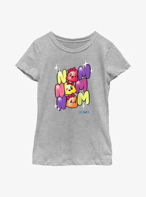 Tootsie Roll Dots Nom Youth Girls T-Shirt