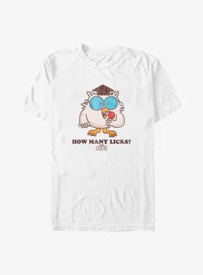 Tootsie Roll Owl How Many Licks T-Shirt