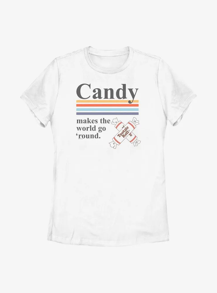 Tootsie Roll Candy World Womens T-Shirt